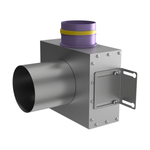 Присоединительная коробка потолочная VPS 125/90×1 на 1 выход, круглая