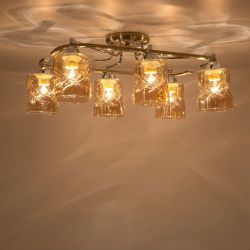 Citilux Плутон CL170162 Люстра потолочная Бронза Хром