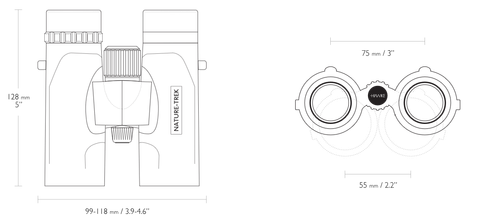 Бинокль Hawke Nature Trek 10x32 (Green) (35101)