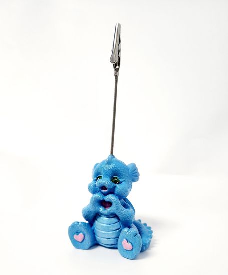 Держатель "Дракон с сердечком", сиреневый