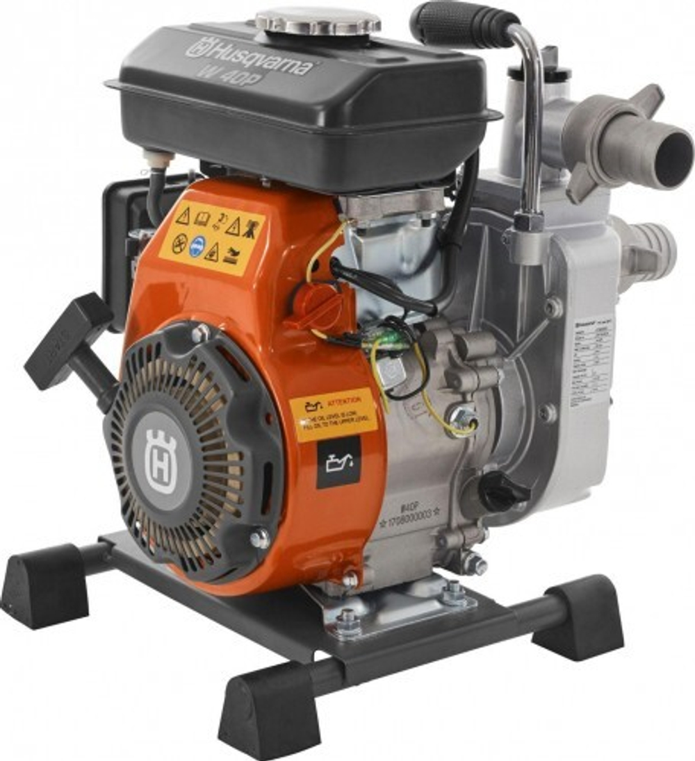 Мотопомпа бензиновая HUSQVARNA W40P для слабозагрязненной воды 9676389-02 9676389-02