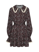 Платье с кружевной отделкой DAN MARALEX