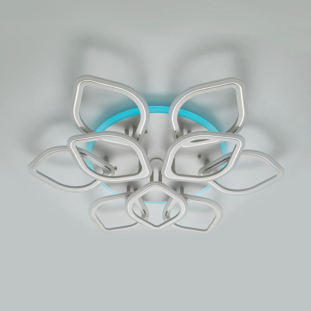 Citilux Ромби Смарт CL236A190E RGB Умная люстра Белая