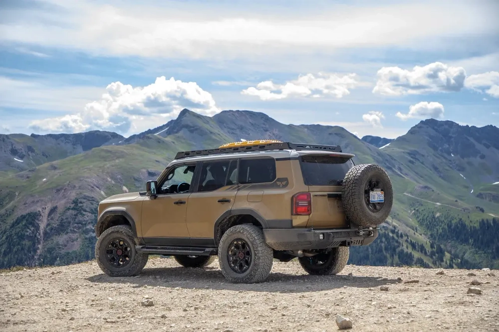 Силовой бампер задний для Toyota Land Cruiser Prado 250 LC250 2024+ Тойота крузер крузак стальной бампер обвес тюнинг