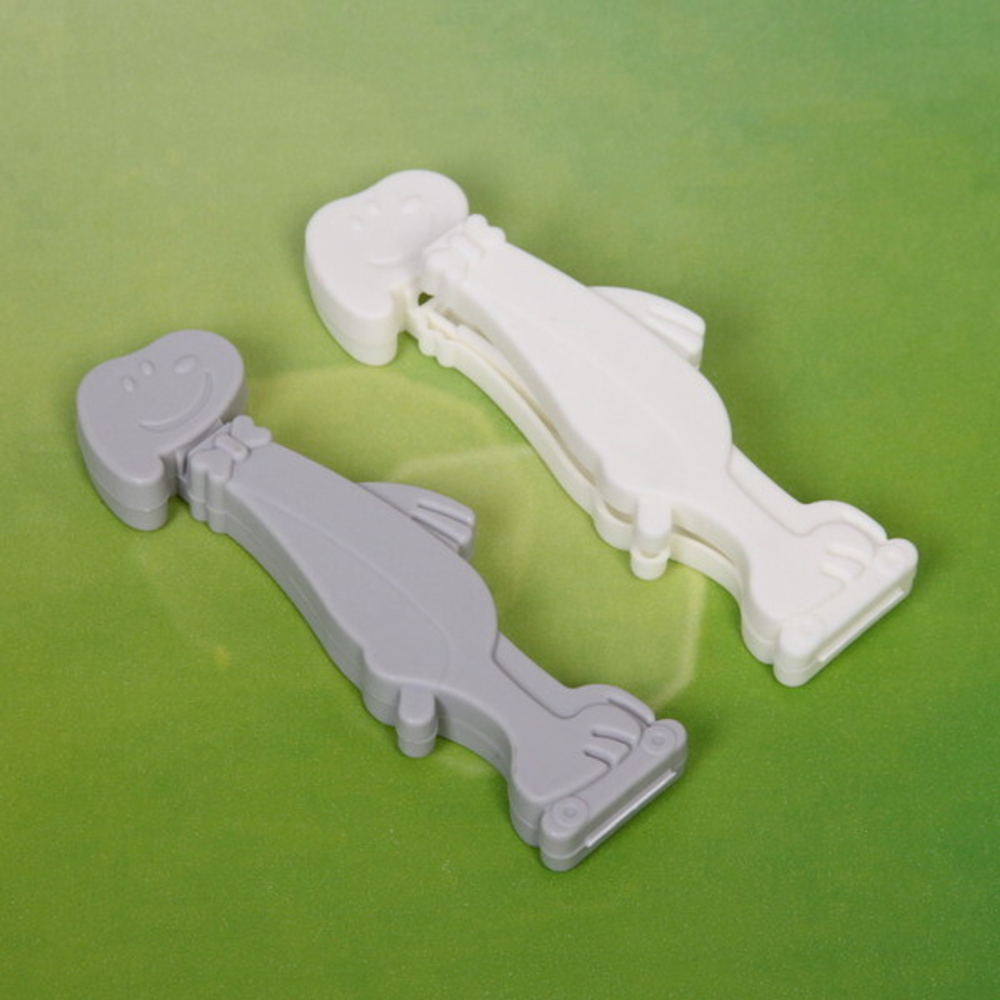 Зажим для пакета 11см «Песики» 2шт