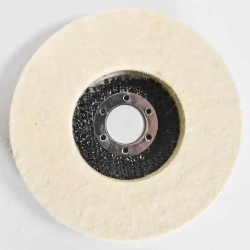 Полировальный круг 125 х 22,2 мм войлочный диск для УШМ болгарки полировальной машины
