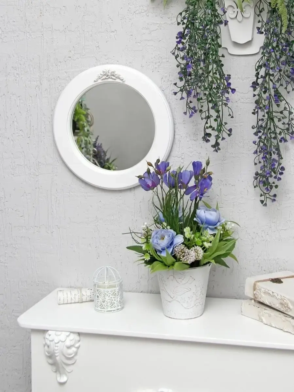 Зеркало настенное для прихожей 27 см