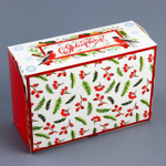 Коробка для 6 капкейков «С Новым годом»