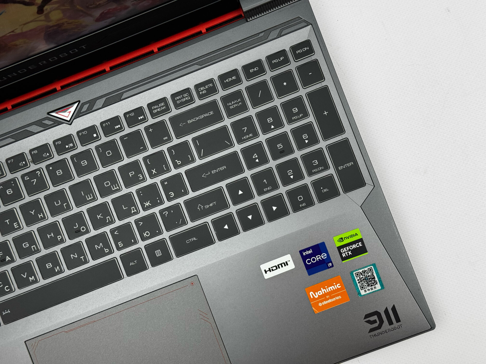Игровой ноутбук Thunderobot I9-13900H / RTX 4060 / 16GB / 512GB / 2.5K / 165HZ / Win 11 / Русско-Английская клавиатура