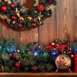 ULD-S0200-020-SСB-2AA MULTI IP20 DEW Гирлянда светодиодная на батарейках 2AA не в-к. Роса. 2м. 20 светодиодов. Разноцветный свет. Провод медный. TM Uniel