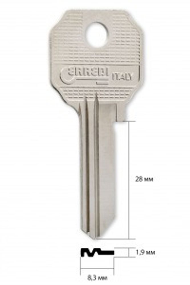 Заготовка английского ключа 10540 LI8 LIN-15D LC11 C22