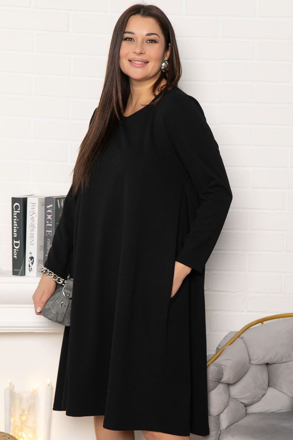 Платье Точка стиля (черное) П15013-16М LT Collection