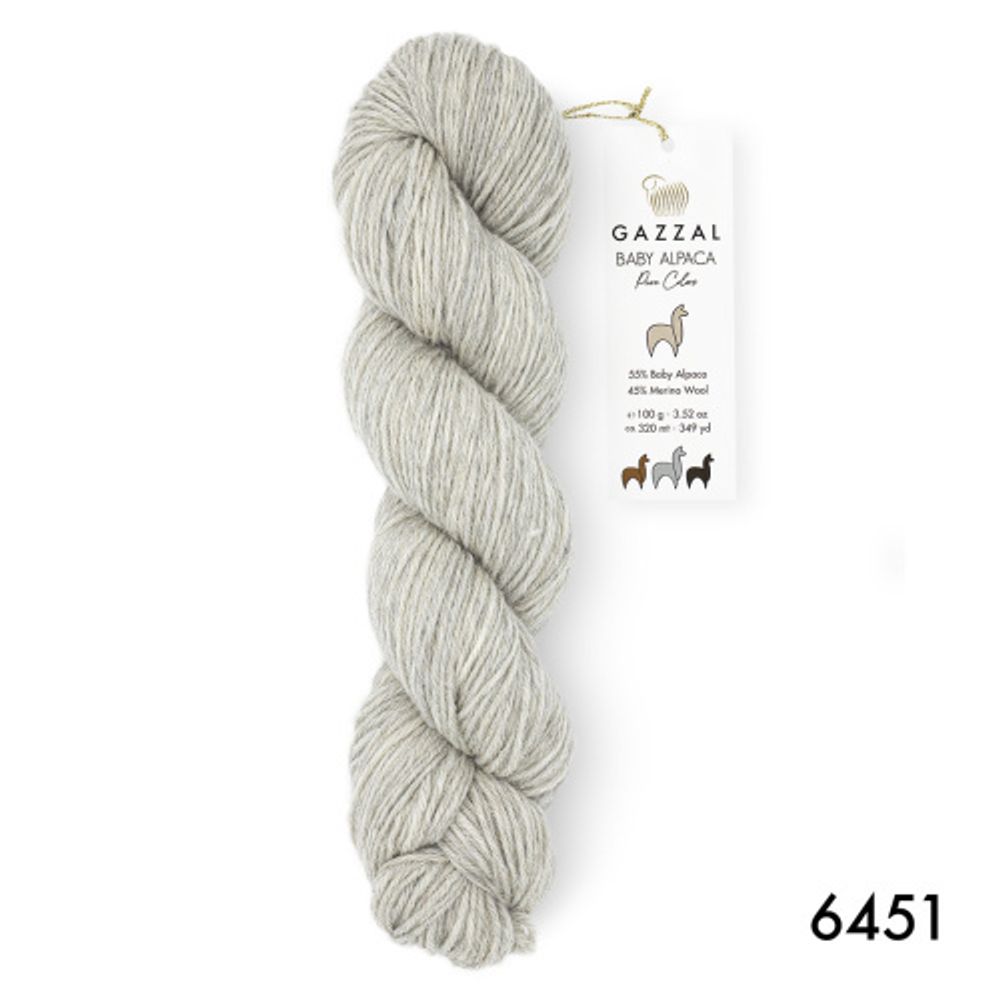 Gazzal Baby Alpaca Pure colors #6451