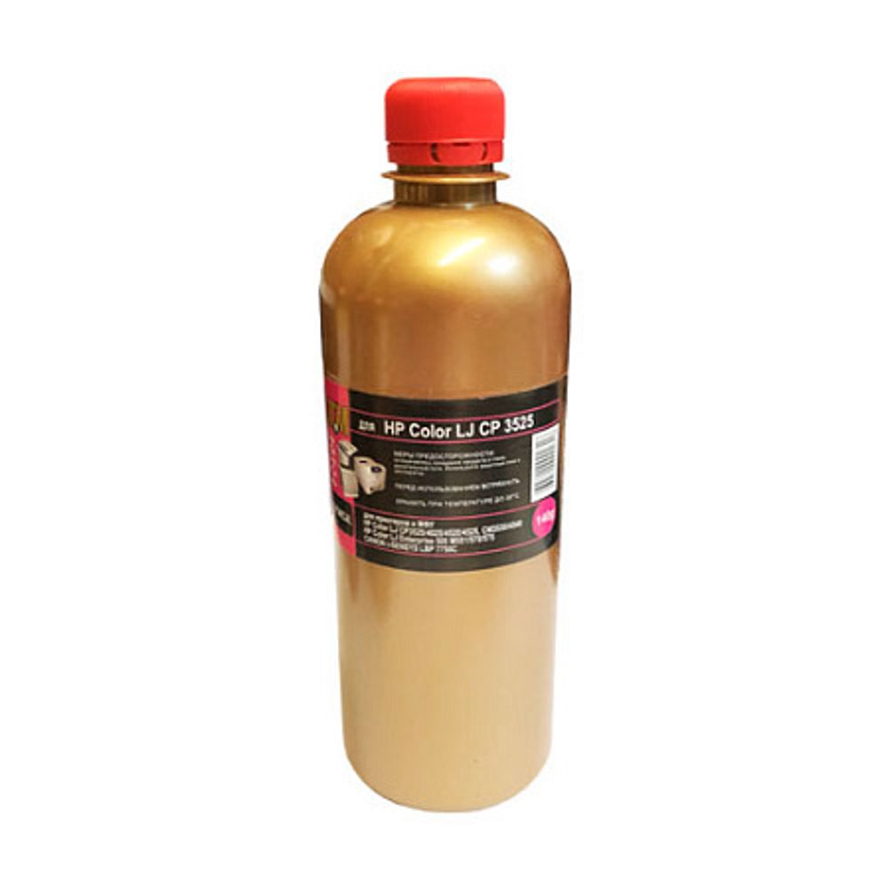 Тонер для HP Color LJ CP 3525/3530/4025/4525/M551 (140гр, пурпурный, Chemical MKI) Gold ATM