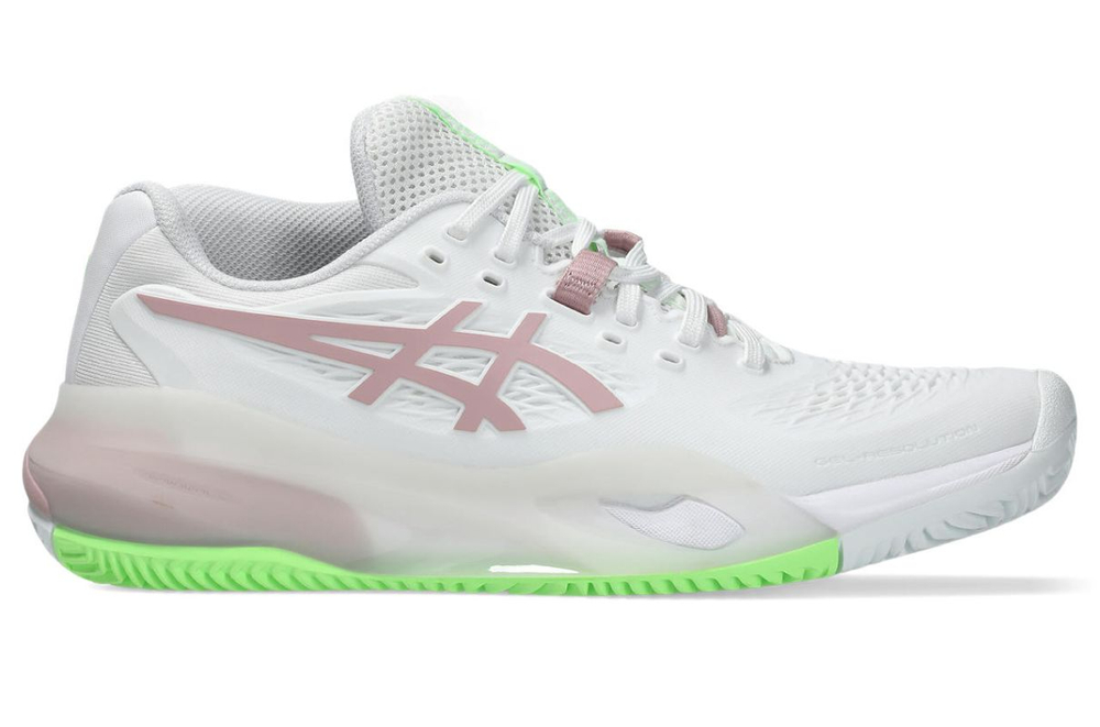 Женские теннисные кроссовки Asics Gel-Resolution X Clay - white/morganite