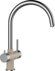 Смеситель Schock Ares, Cristalite сталь/саббиа