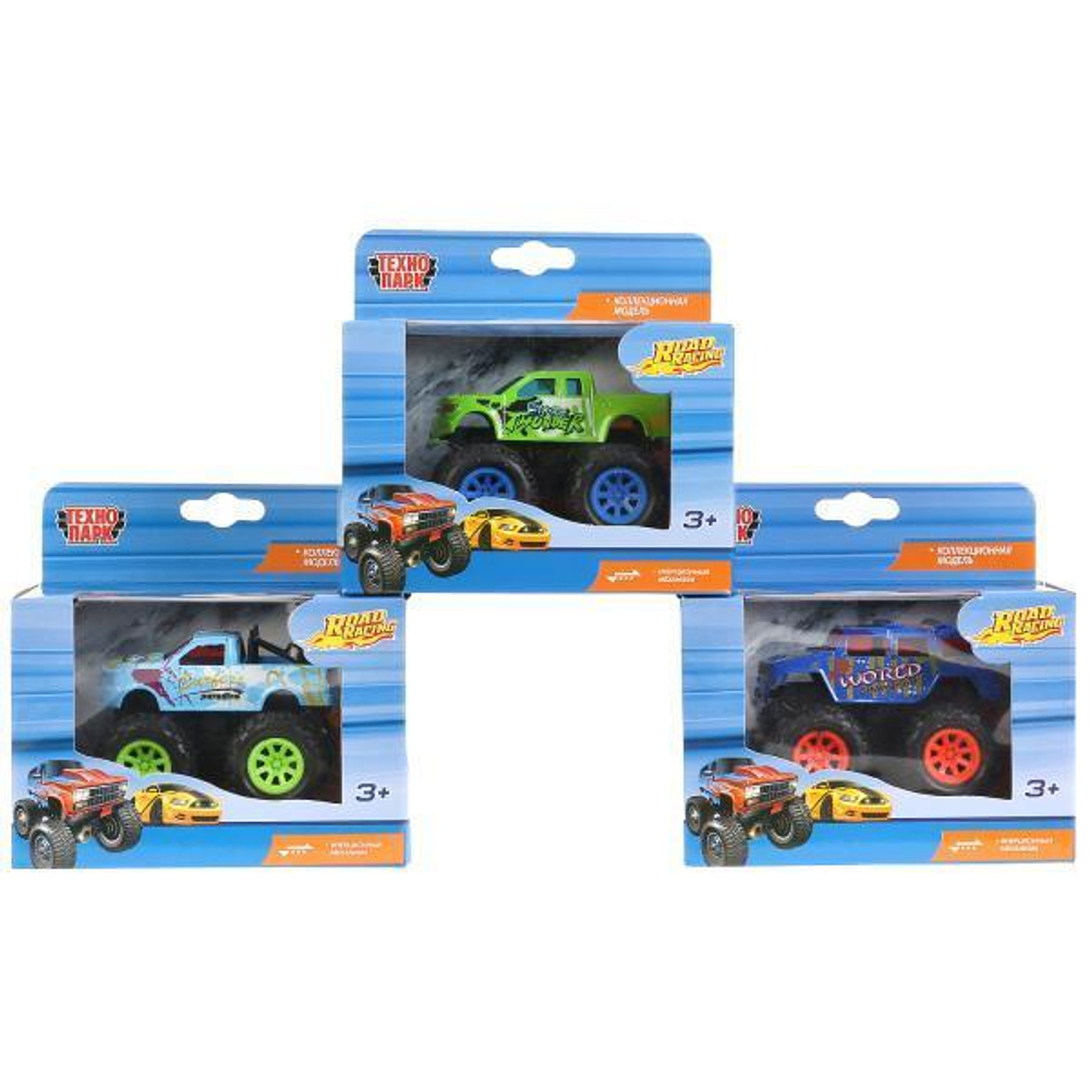 Модель ин. мет. "Джип Роад Рэйсинг" 9см. в ассорт. DS842-R (Технопарк)