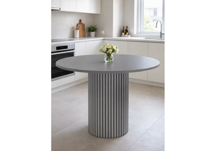 Стол деревянный Woodville Барел 89 серый, серый