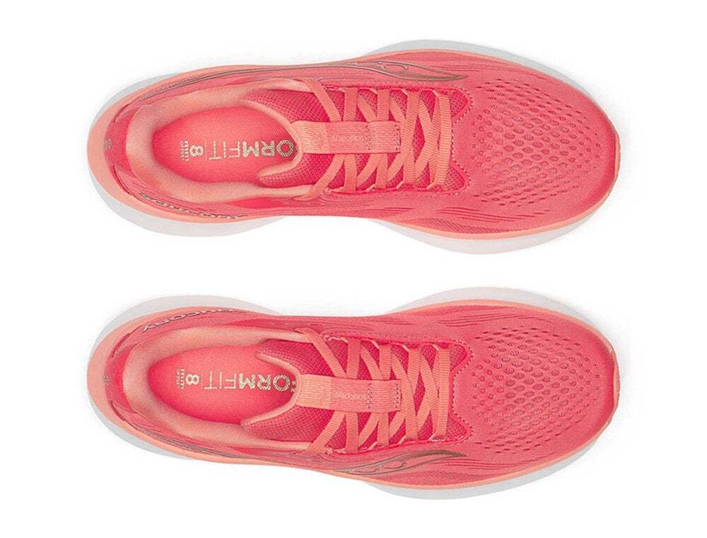 Кроссовки для бега женские Saucony Ride 18 Коралловые