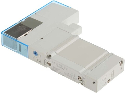 SY3100-5U1, 5/2 Pneumatic Solenoid/Pilot-Operated Control Valve - Pilot/Pilot SY3000 Series 24V dc