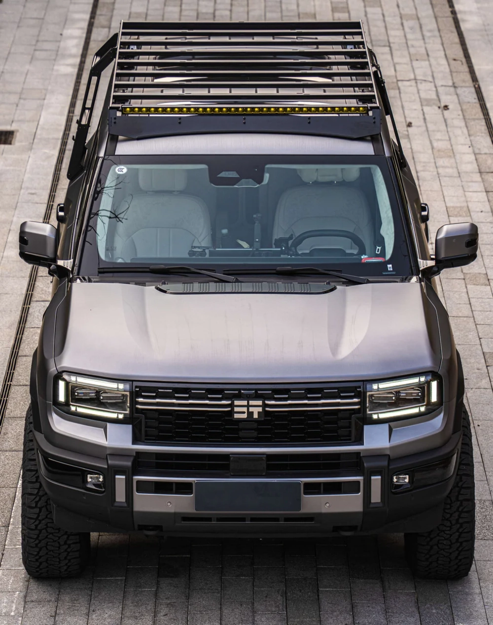 Платформа на крышу с Molle и лестницей для Jetour G700 2025+ Джетур крыша багажник органайзер