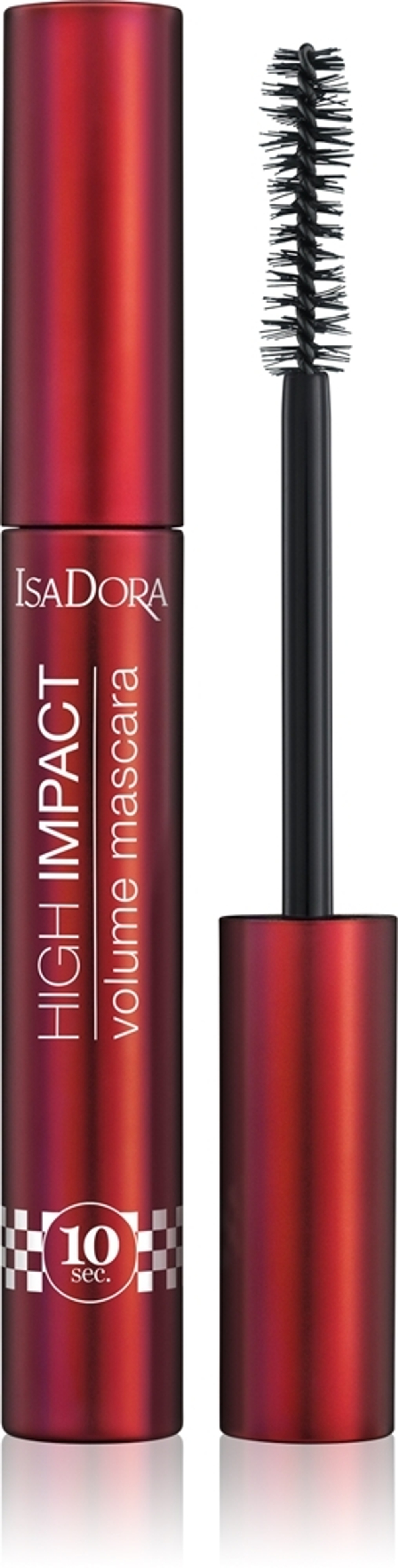 IsaDora 10 Sec High Impact - Объемная тушь для ресниц, водостойкая, 9 ml