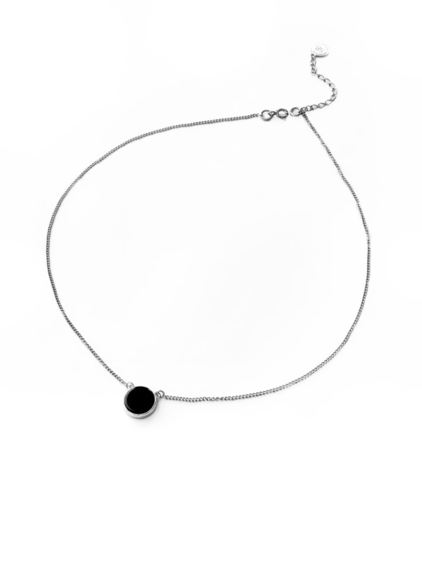 Колье-чокер Black с черным ониксом