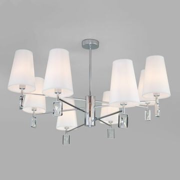 Люстра потолочная 60137/8 хром Milazzo Eurosvet