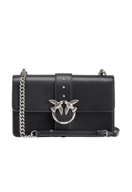 CLASSIC LOVE BAG SIMPLY - black/silver