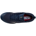 Mizuno Low Top Upper Height Baseball Shoes Men"s Marine Blue