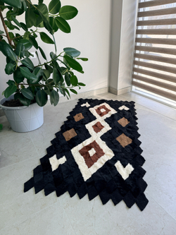 Покрывало меховое ковер из шкуры овчины