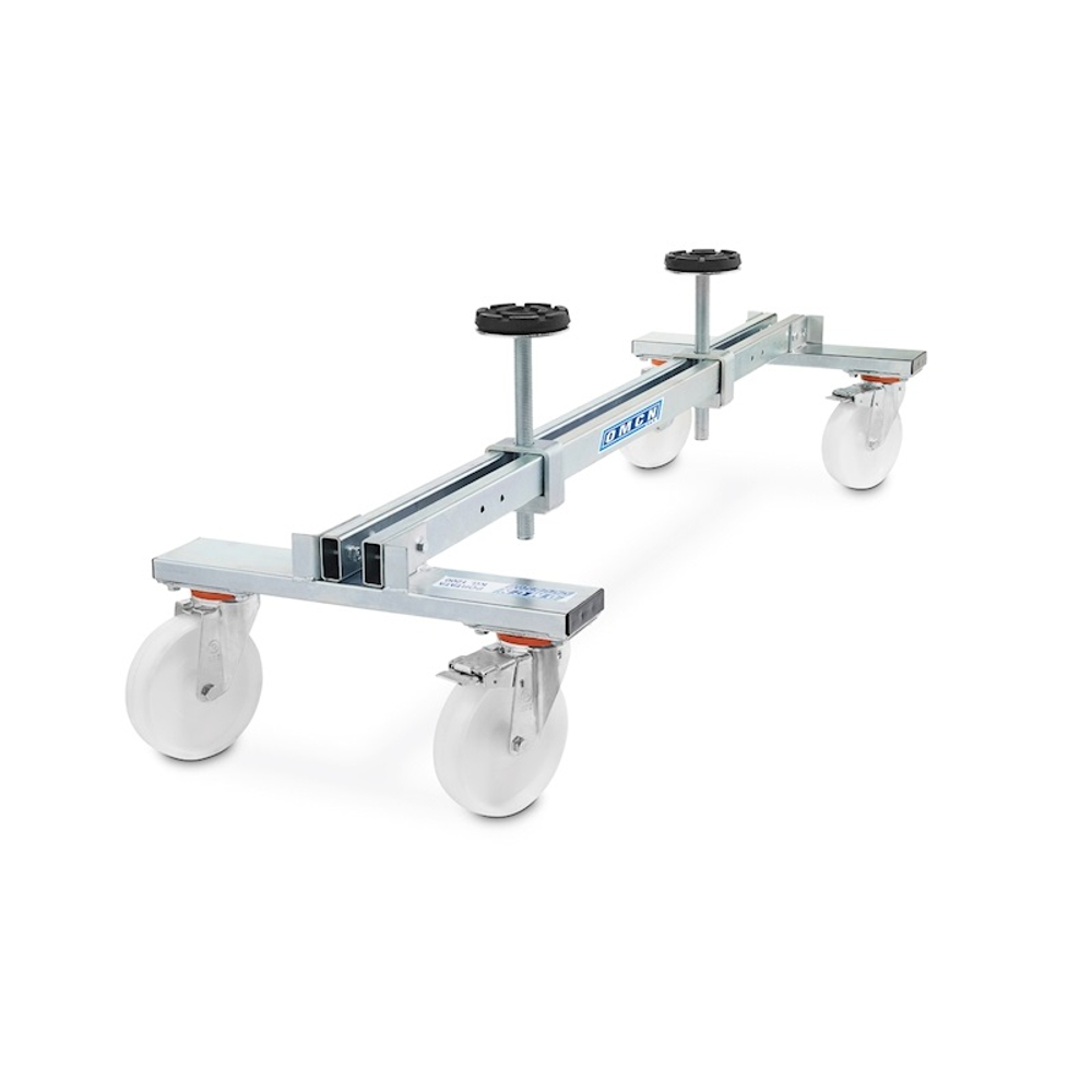 Тележка 4-х колесная для перемещения аварийных автомобилей г/п 1200 кг, с тормозом, OMCN (Италия)