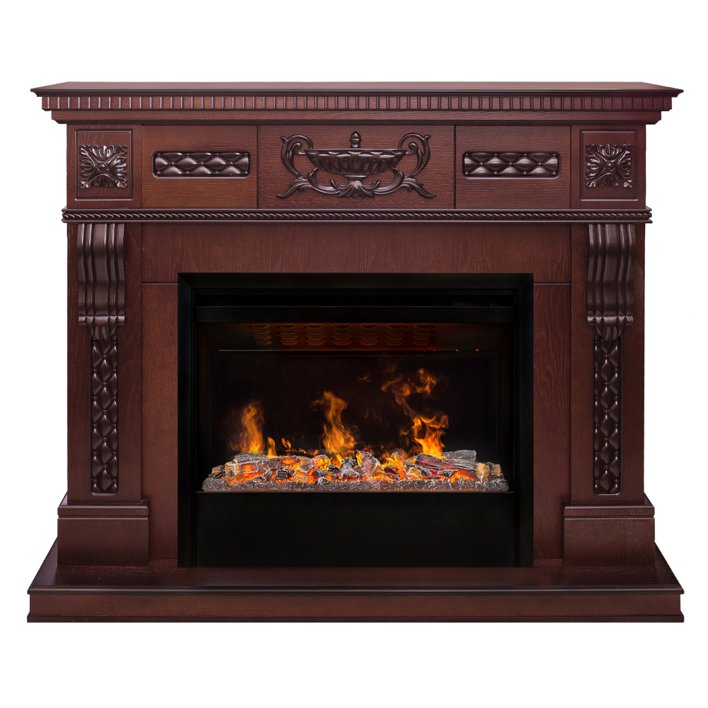 Каминокомплект Real Flame Corsica Lux 25,5/26 AO с очагом 3D Helios 26 SBG