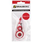Корректирующая лента Brauberg Red Power, 5мм/6м