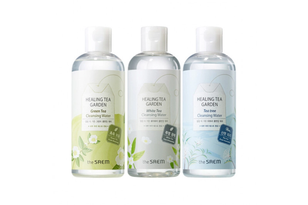 Вода очищающая увлажняющая  The Saem Healing Tea Garden Tea Tree Cleansing 300 мл
