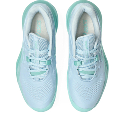 Женские теннисные кроссовки Asics Gel-Resolution X - light blue/oasis green