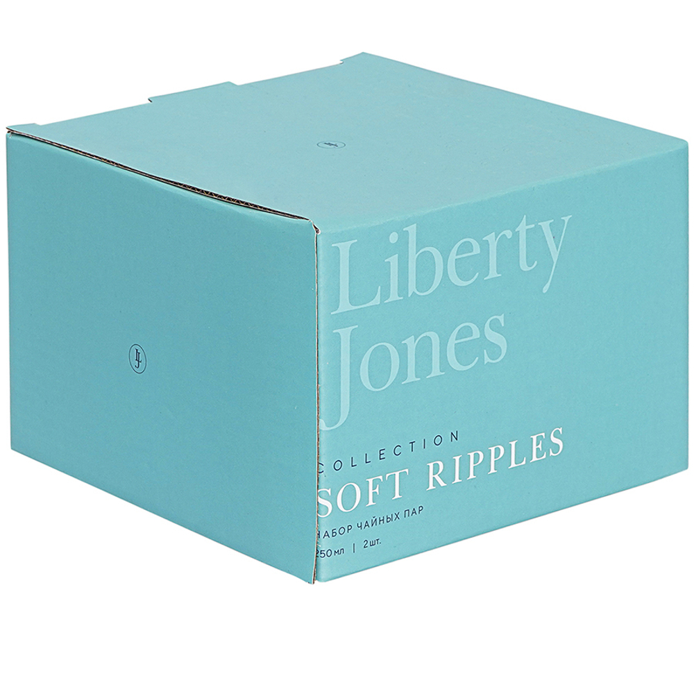 Набор чайных пар Soft Ripples, Dual Glazing, 250 мл, 2 шт