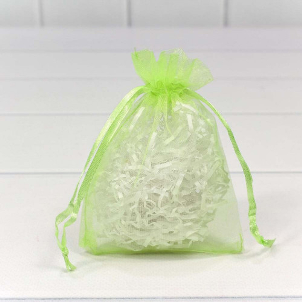 Мешочек 9х12см Органза (Зеленый)