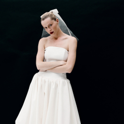 Фата из сетки с мини "Паркером