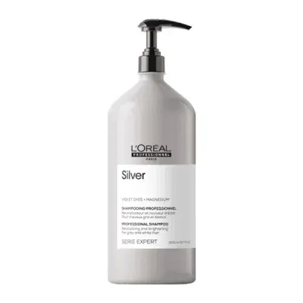 L'Oreal Professionnel Silver шампунь для седых волос , 1500 мл.