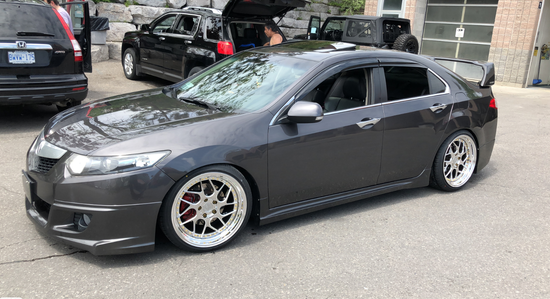 Накладки на пороги MUGEN STYLE для Honda Accord 8