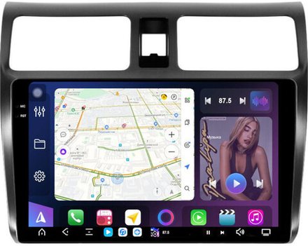 Магнитола для Suzuki Swift 3 2004-2010 - FarCar XXL3056M монитор 10.36" 2K QLED на Android 13, TS20, 8+256Гб, CarPlay, 4G SIM-слот