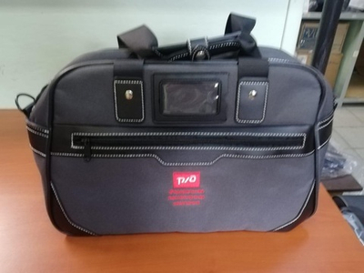 СУМКА ДОРОЖНАЯ ДЛЯ РУЧНОЙ КЛАДИ НА МОЛНИИ С ЛОГОТИПОМ