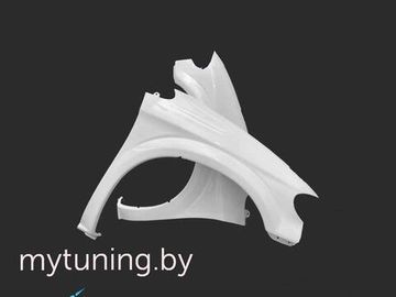 Крылья стеклопластиковые для Dodge Caravan IV 2001–2007