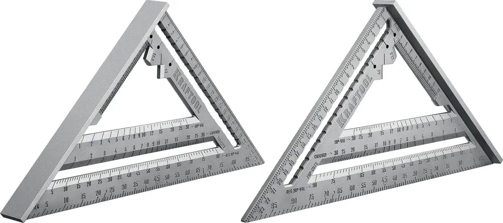 KRAFTOOL 250 мм, 5-в-1, Высокоточный кровельный угольник (3441-25)