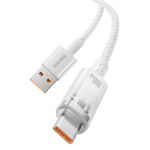 USB-A - USB-C Кабель Baseus Explorer STC Charging+Data 100W 2m - White