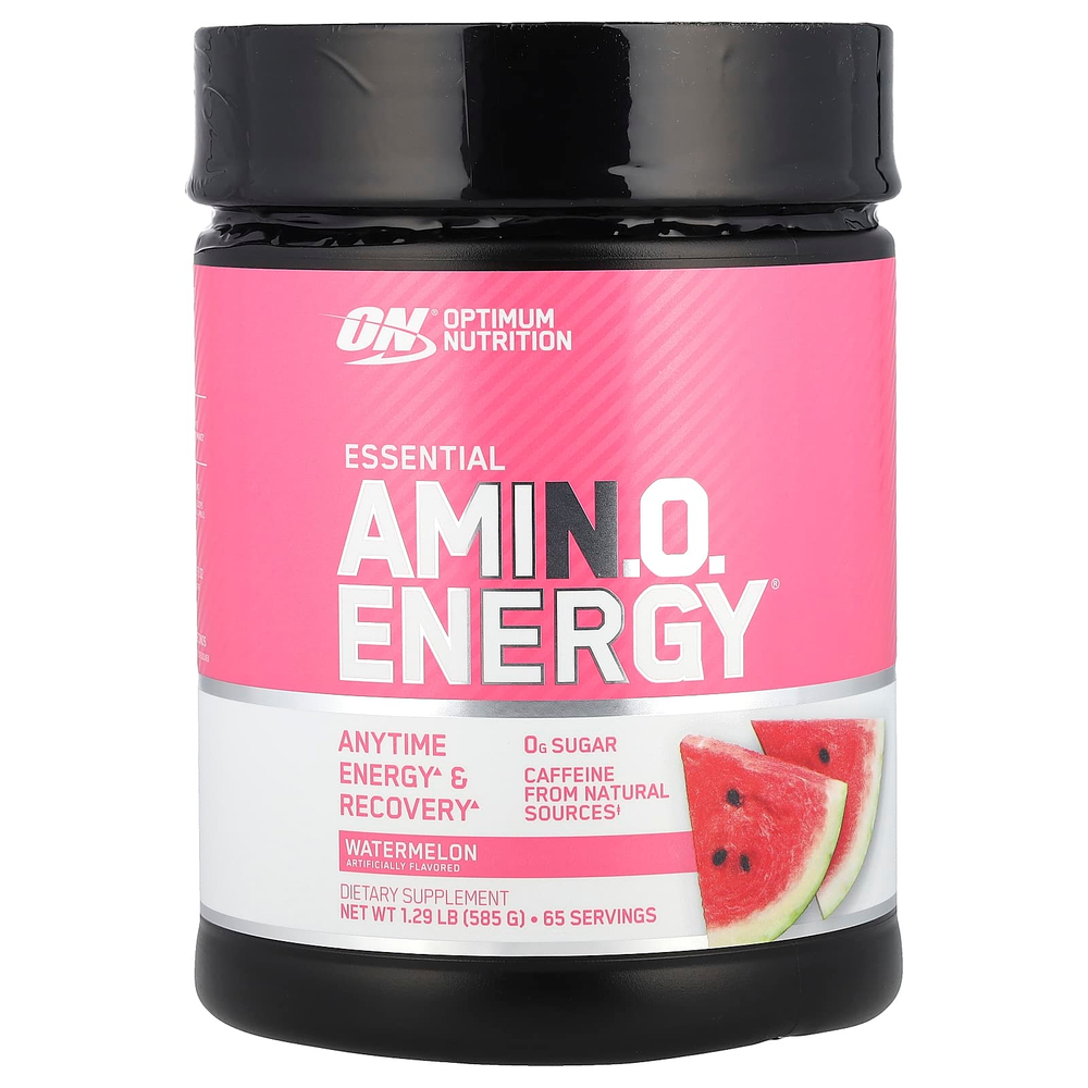 Optimum Nutrition, ESSENTIAL AMIN.O. ENERGY, арбуз, 585 г (1,29 фунта)