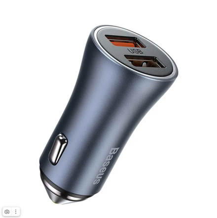 Автомобильное зарядное устройство Baseus Golden Contactor Pro 2-USB 40W