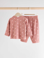 Лонгслив и брюки в комплекте для малышей Next Q95-521, Розовый