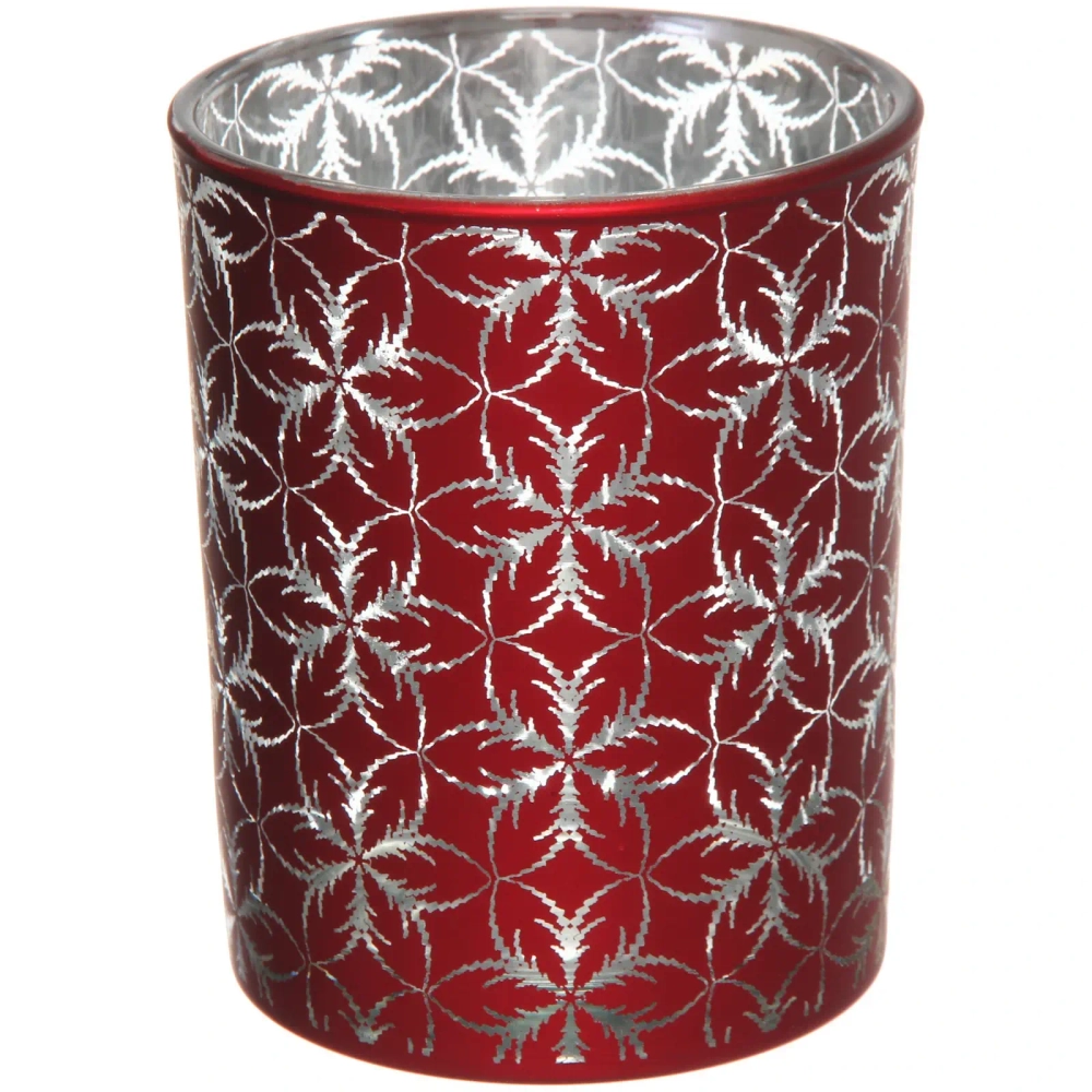 Подсвечник «Фантазия» 10*12,5 см, Красный